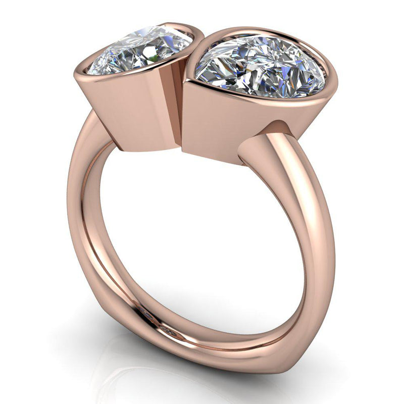 10kt rose gold Engagement Ring Bel Viaggio Designs, LLC