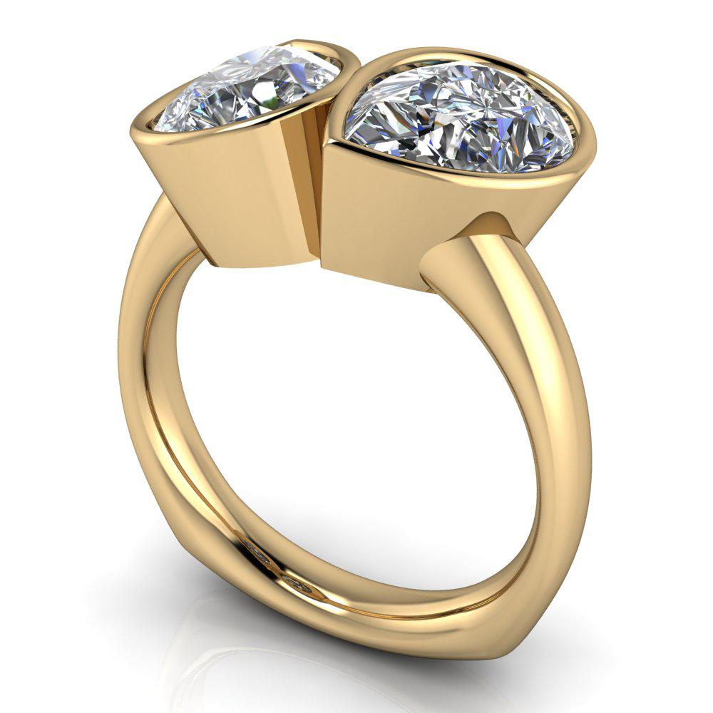 10kt yellow gold Engagement Ring Bel Viaggio Designs, LLC