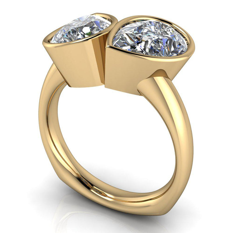 10kt yellow gold Engagement Ring Bel Viaggio Designs, LLC