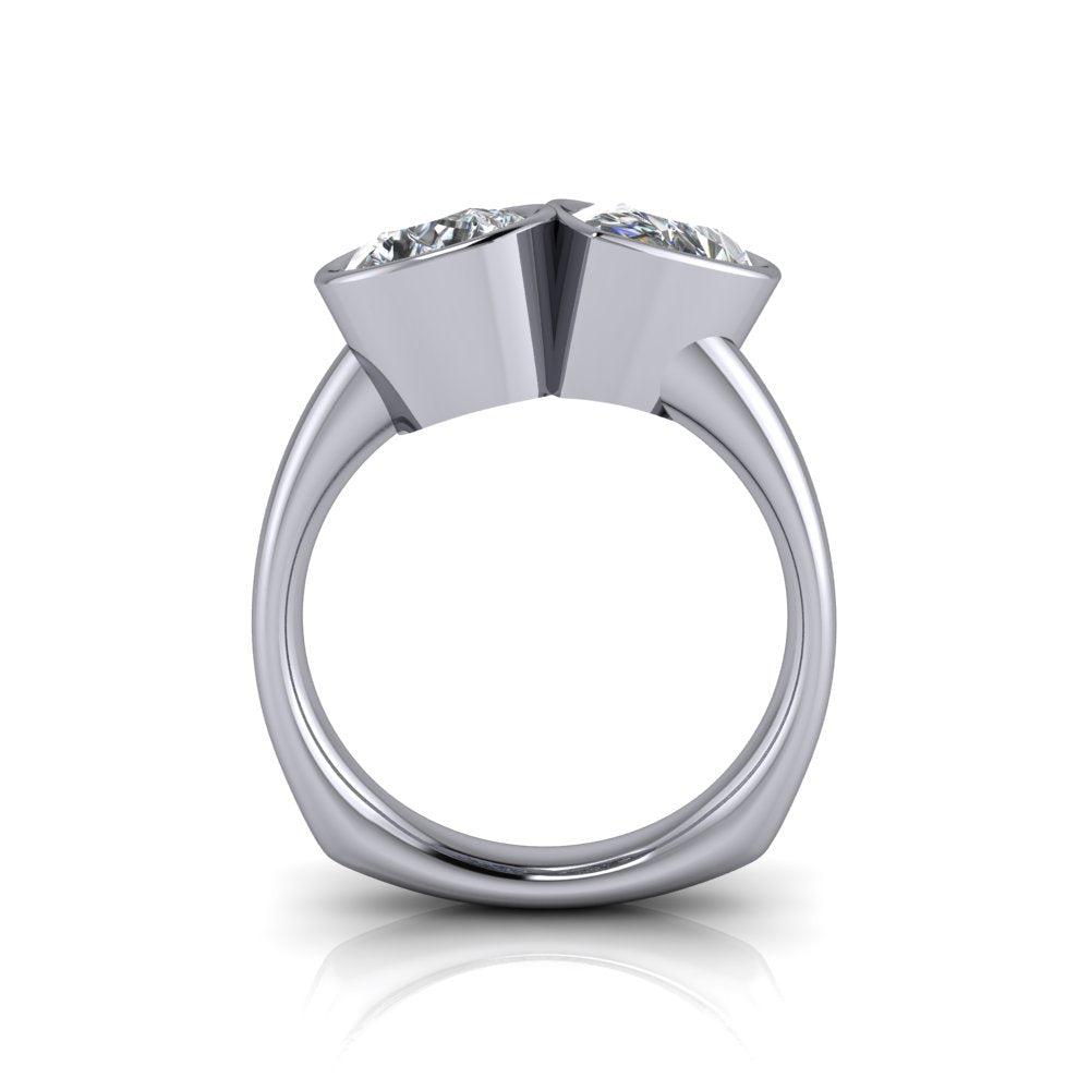 925 Silver Engagement Ring Bel Viaggio Designs, LLC