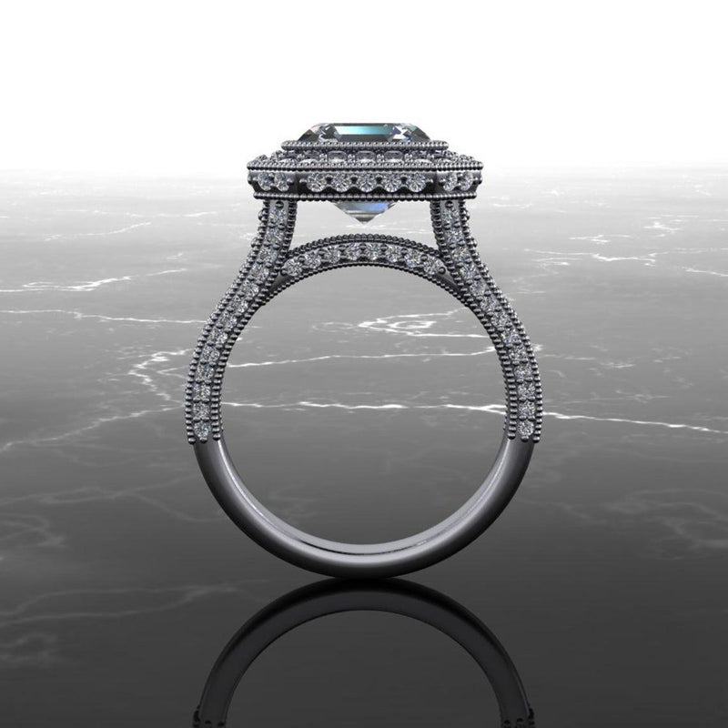 925 Silver Engagement Ring Bel Viaggio Designs, LLC