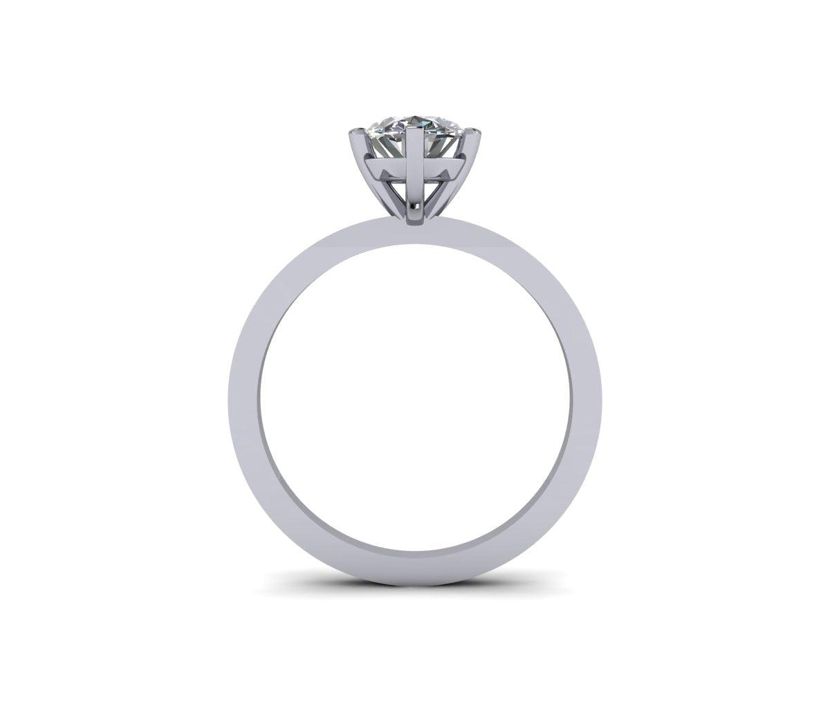 925 Silver Engagement Ring Bel Viaggio Designs, LLC