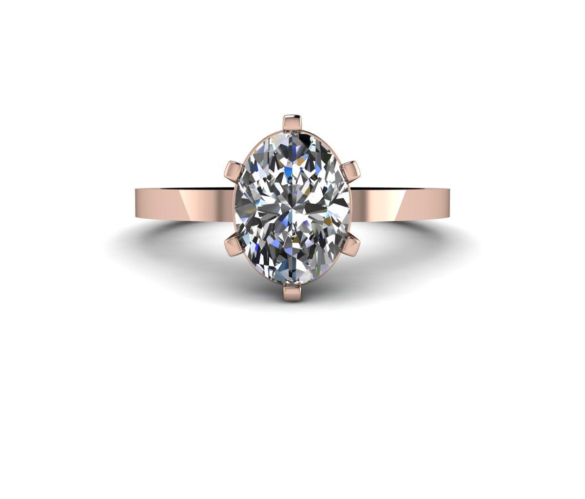 925 Silver Engagement Ring Bel Viaggio Designs, LLC