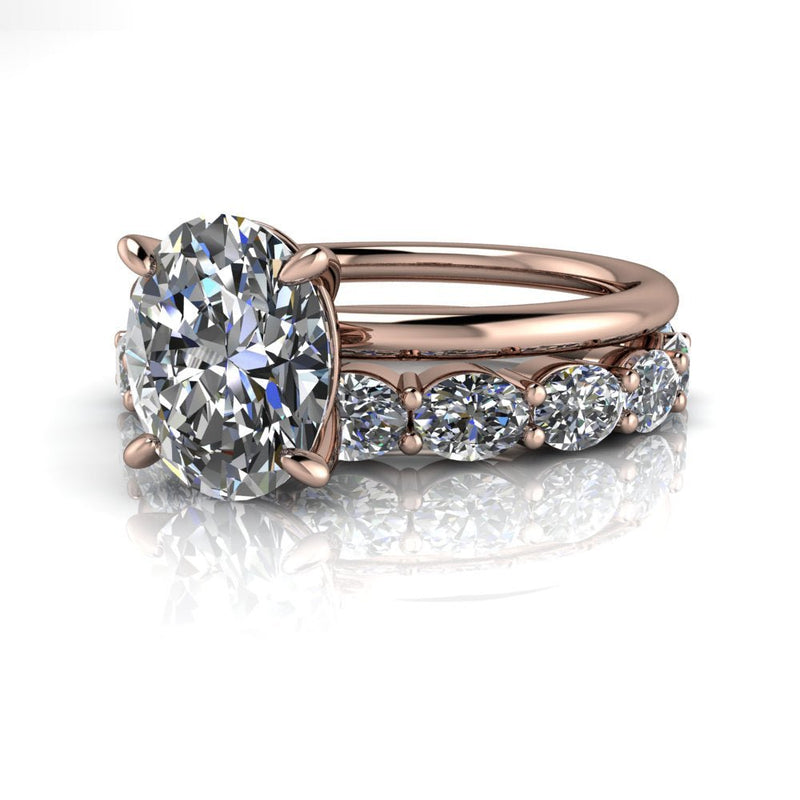 10kt rose gold Engagement Ring Bel Viaggio Designs, LLC