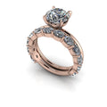 10kt rose gold Engagement Ring Bel Viaggio Designs, LLC