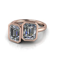 10kt rose gold Engagement Ring Bel Viaggio Designs, LLC