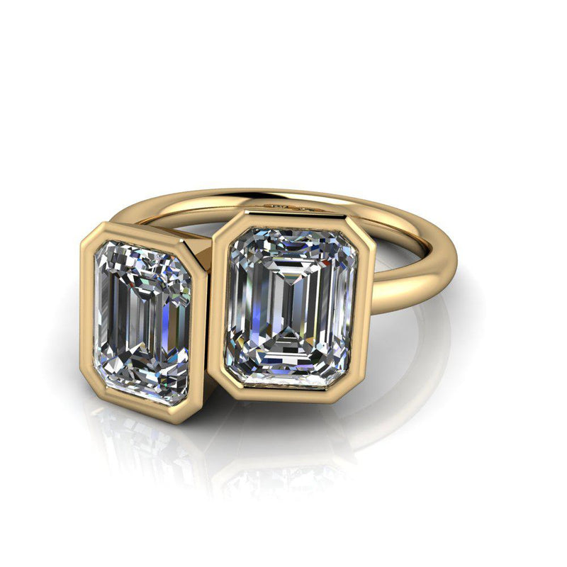 10kt yellow gold Engagement Ring Bel Viaggio Designs, LLC