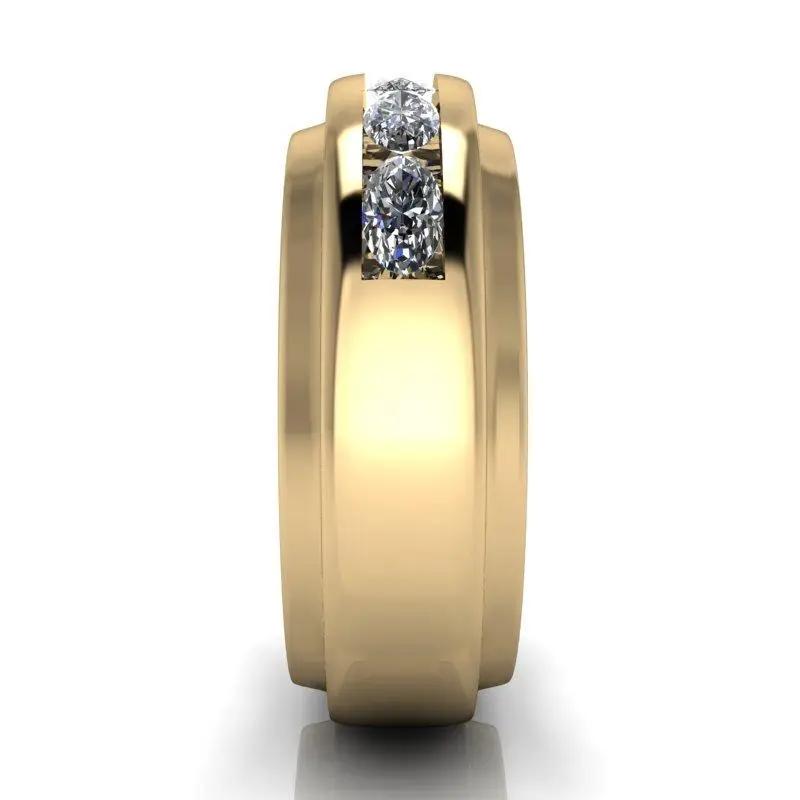 14kt Yellow Gold Men's Wedding Bands Bel Viaggio Designs, LLC