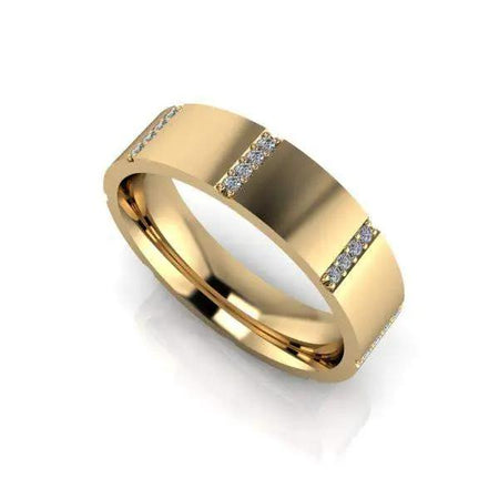 14kt Yellow Gold Men's Wedding Bands Bel Viaggio Designs, LLC