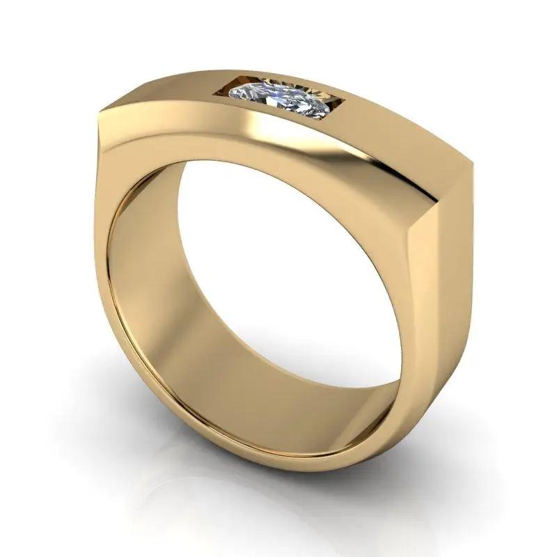 10kt yellow gold Men's Wedding Bands Bel Viaggio Designs, LLC