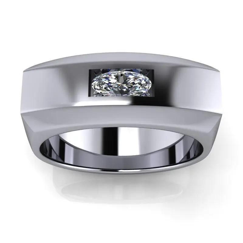 Silver Men's Wedding Bands Bel Viaggio Designs, LLC