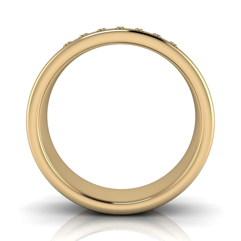 14 kt Yellow Gold Men's Wedding Bands Bel Viaggio Designs, LLC