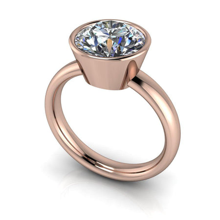 10kt Rose Gold Engagement Ring Bel Viaggio Designs, LLC