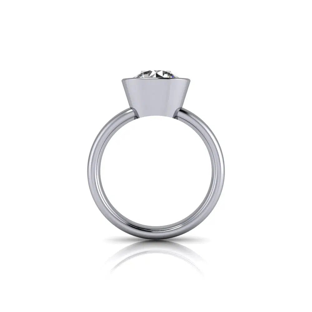 925 Silver Engagement Ring Bel Viaggio Designs, LLC