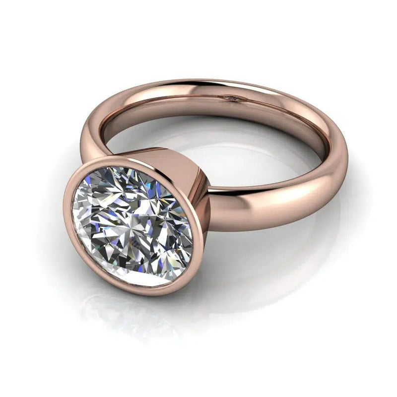 10kt Rose Gold Engagement Ring Bel Viaggio Designs, LLC