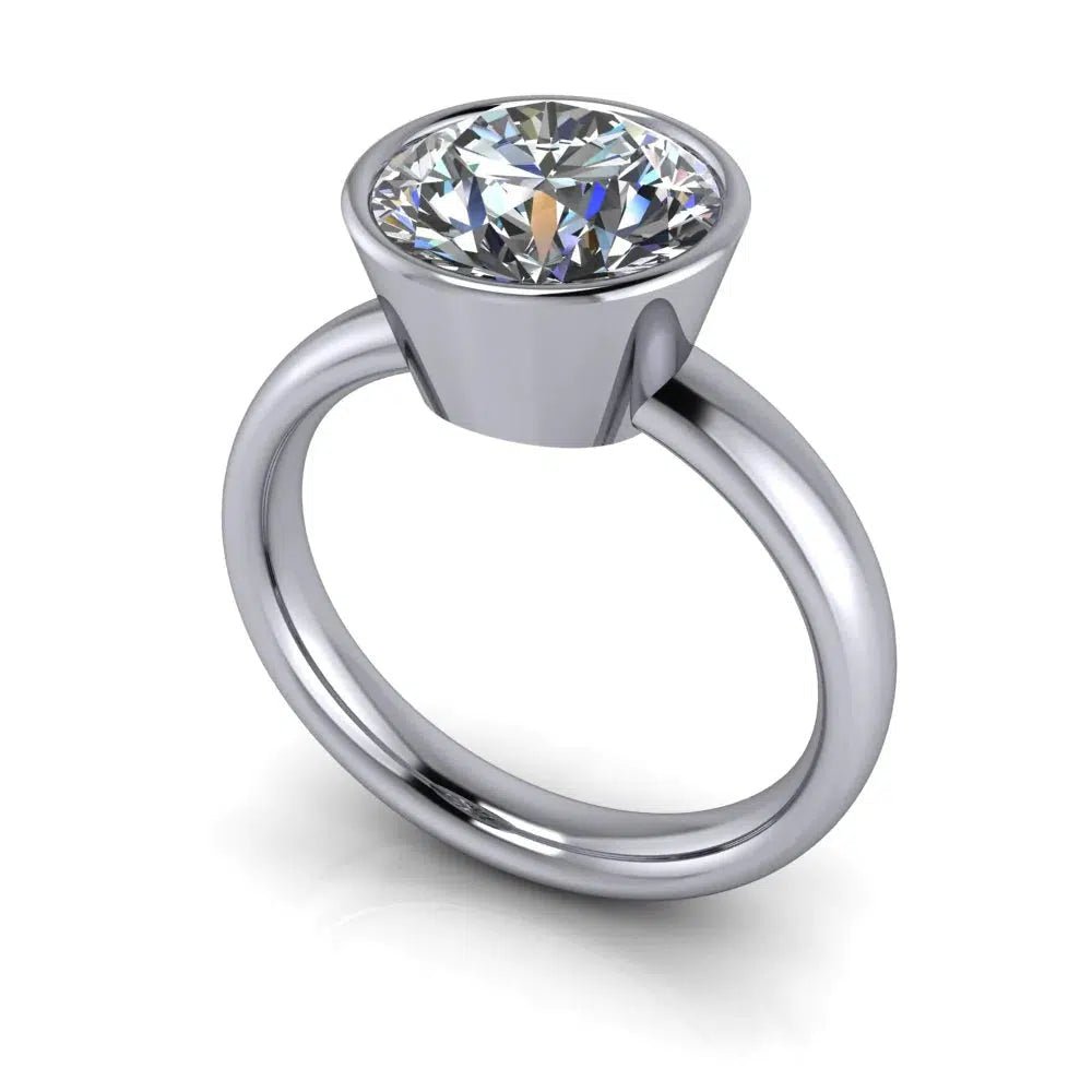 925 Silver Engagement Ring Bel Viaggio Designs, LLC