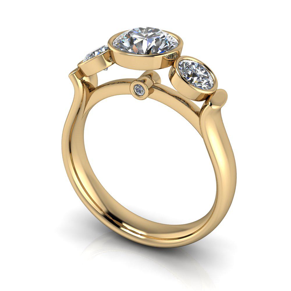 10kt yellow gold Engagement Ring Bel Viaggio Designs, LLC