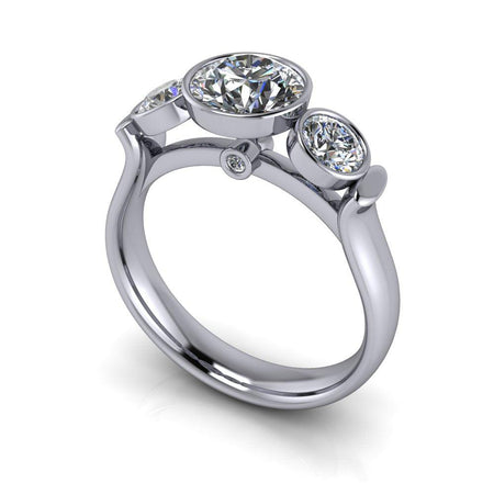 10kt white gold Engagement Ring Bel Viaggio Designs, LLC