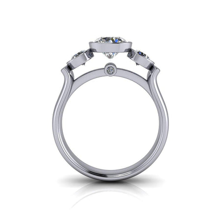 10kt white gold Engagement Ring Bel Viaggio Designs, LLC