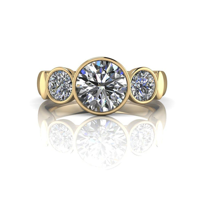 10kt yellow gold Engagement Ring Bel Viaggio Designs, LLC