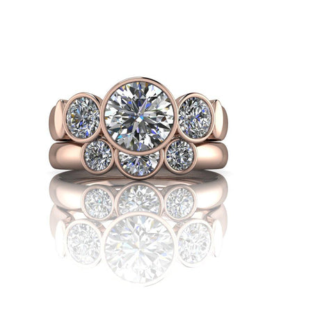 10kt rose gold Engagement Ring Bel Viaggio Designs, LLC