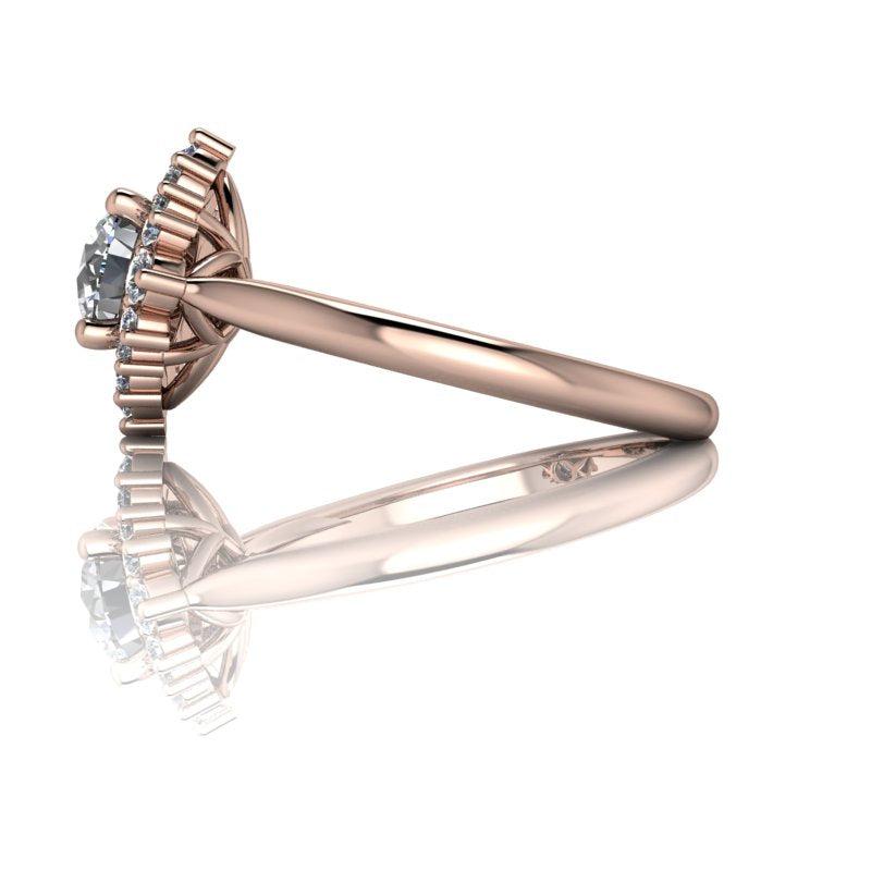 10kt rose gold Engagement Ring Bel Viaggio Designs, LLC