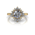 14kt yellow gold Engagement Ring Bel Viaggio Designs, LLC