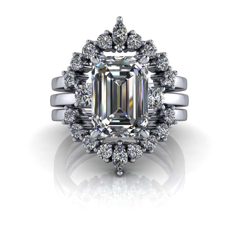 10kt white gold Engagement Ring Bel Viaggio Designs, LLC