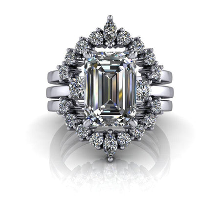 10kt white gold Engagement Ring Bel Viaggio Designs, LLC