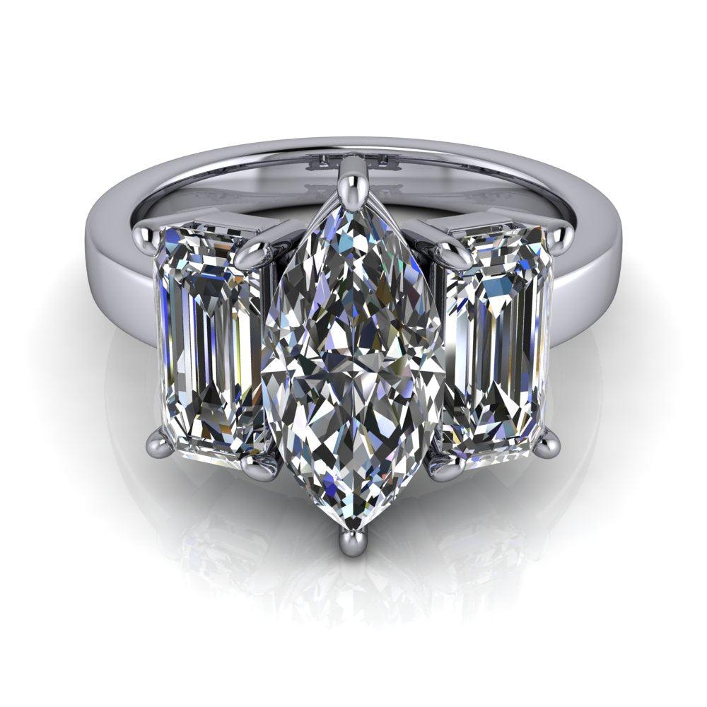 925 Silver Engagement Ring Bel Viaggio Designs, LLC