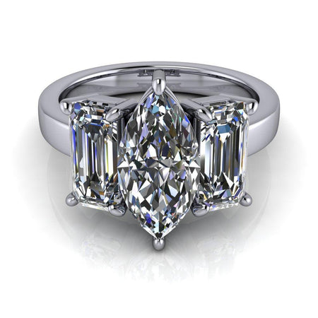 925 Silver Engagement Ring Bel Viaggio Designs, LLC