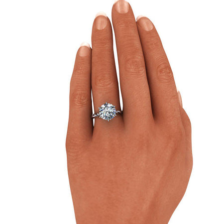 925 Silver Engagement Ring Bel Viaggio Designs, LLC