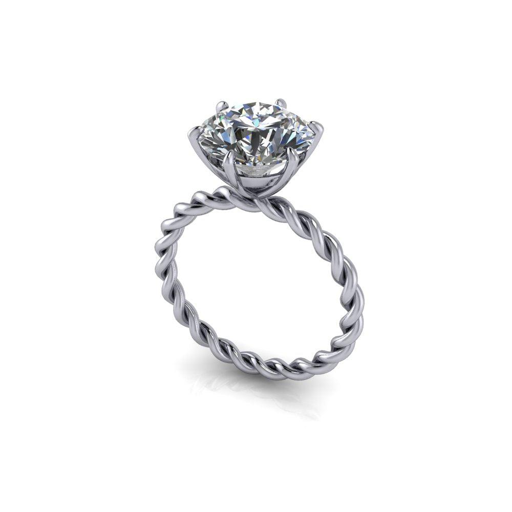 925 Silver Engagement Ring Bel Viaggio Designs, LLC