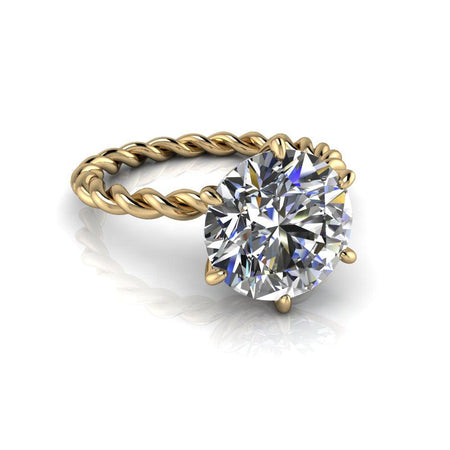 10kt yellow gold Engagement Ring Bel Viaggio Designs, LLC