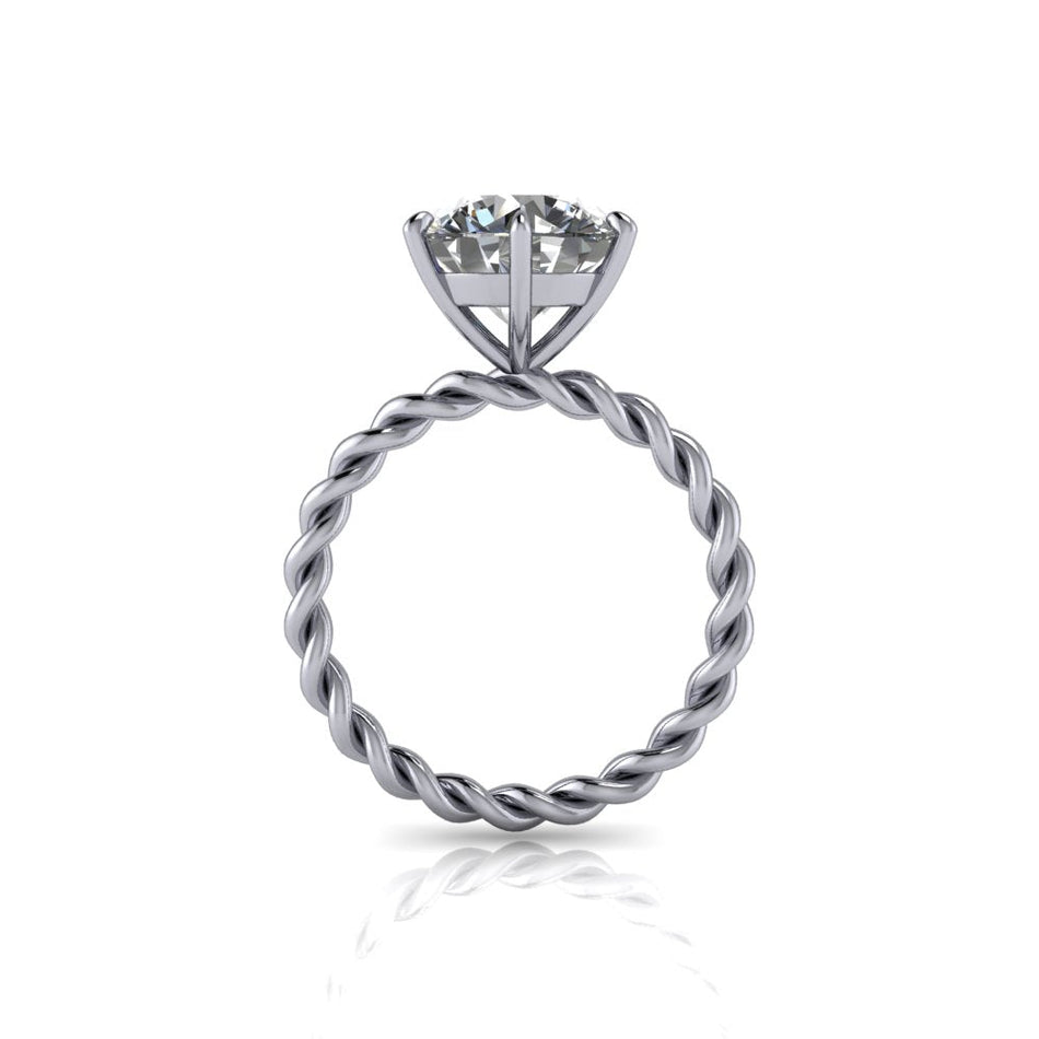 10kt white gold Engagement Ring Bel Viaggio Designs, LLC