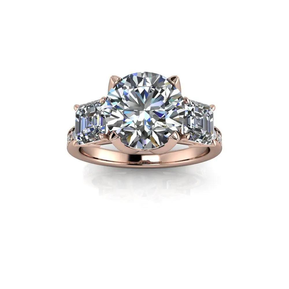 10kt white gold Engagement Ring Bel Viaggio Designs, LLC