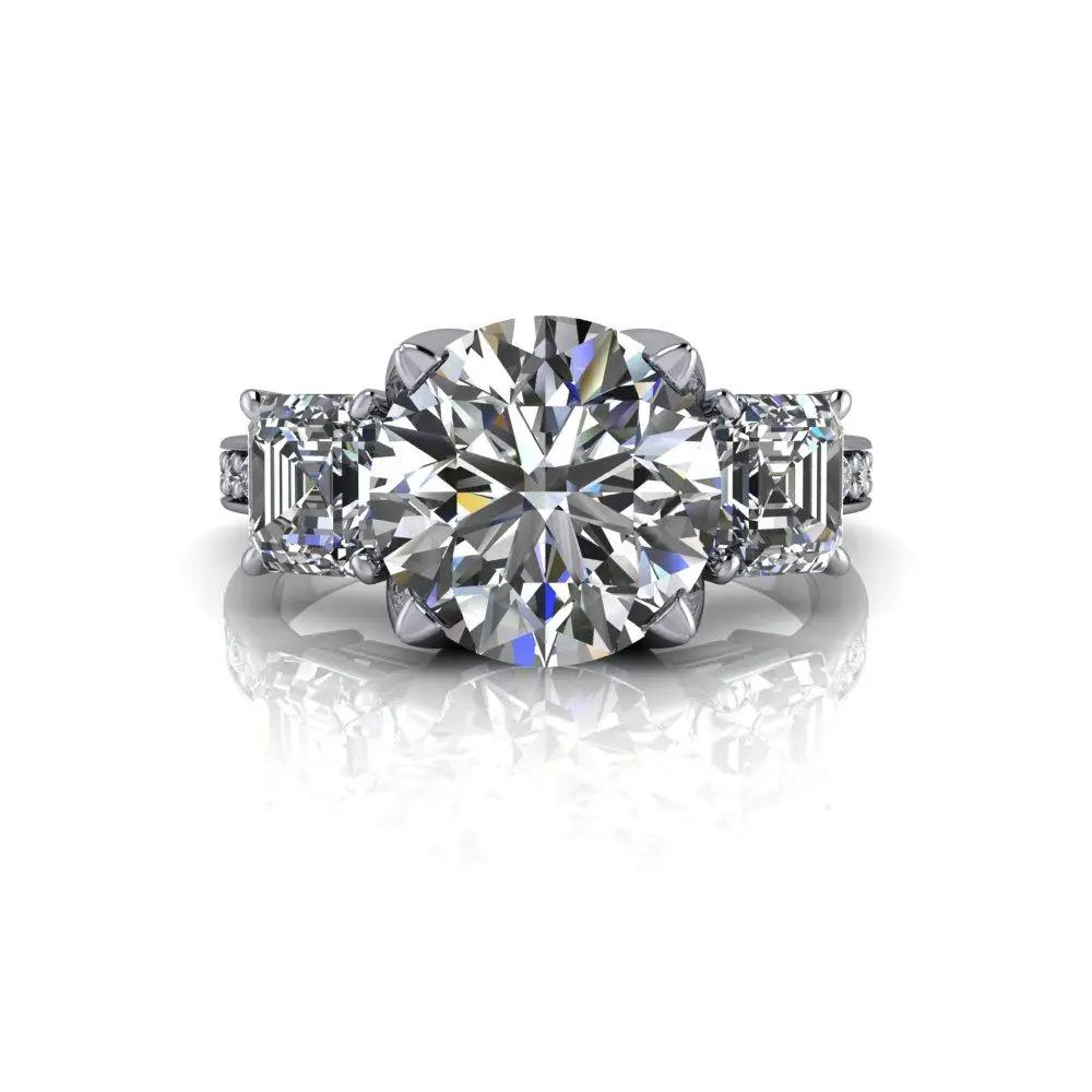 14kt white gold Engagement Ring Bel Viaggio Designs, LLC