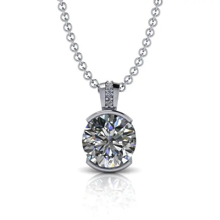 14 kt white gold necklace Bel Viaggio Designs, LLC