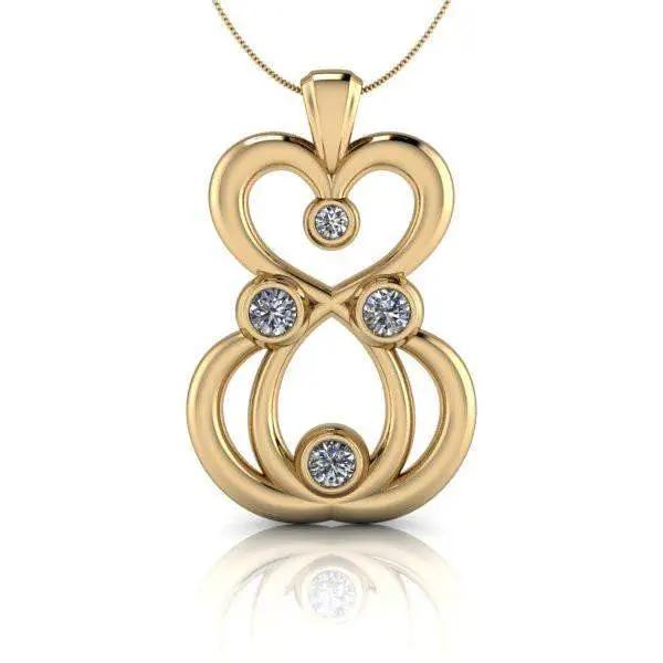 14 kt Yellow Gold necklace Bel Viaggio Designs, LLC