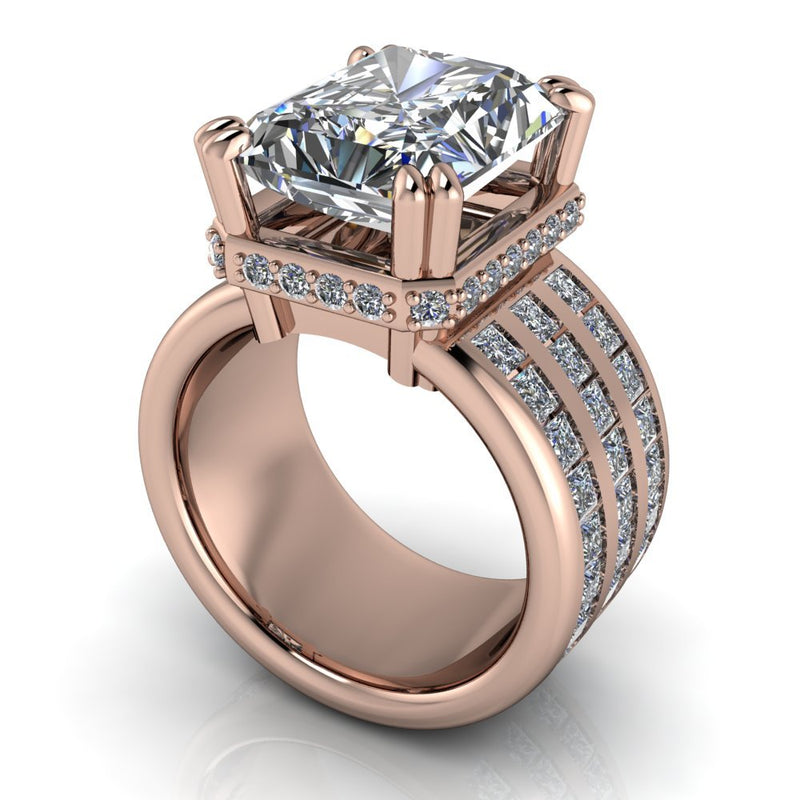 10kt rose gold Engagement Ring Bel Viaggio Designs, LLC