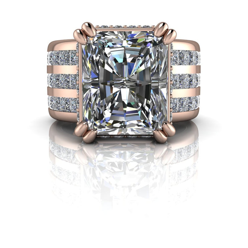 10kt rose gold Engagement Ring Bel Viaggio Designs, LLC