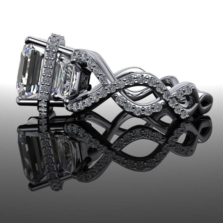 925 Silver Engagement Ring Bel Viaggio Designs, LLC