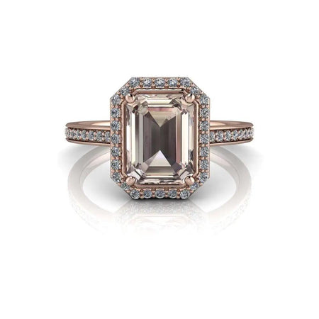 4.5 Morganite Rings Bel Viaggio Designs, LLC