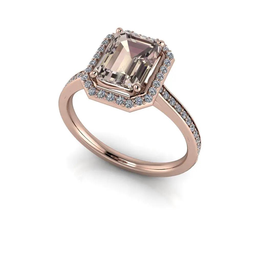 4.5 Morganite Rings Bel Viaggio Designs, LLC