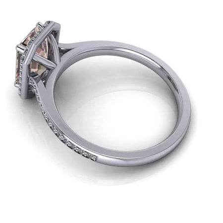 4.5 Morganite Rings Bel Viaggio Designs, LLC