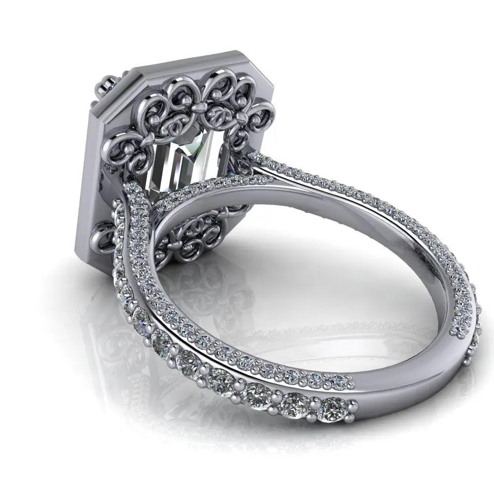 925 Silver Engagement Ring Bel Viaggio Designs, LLC