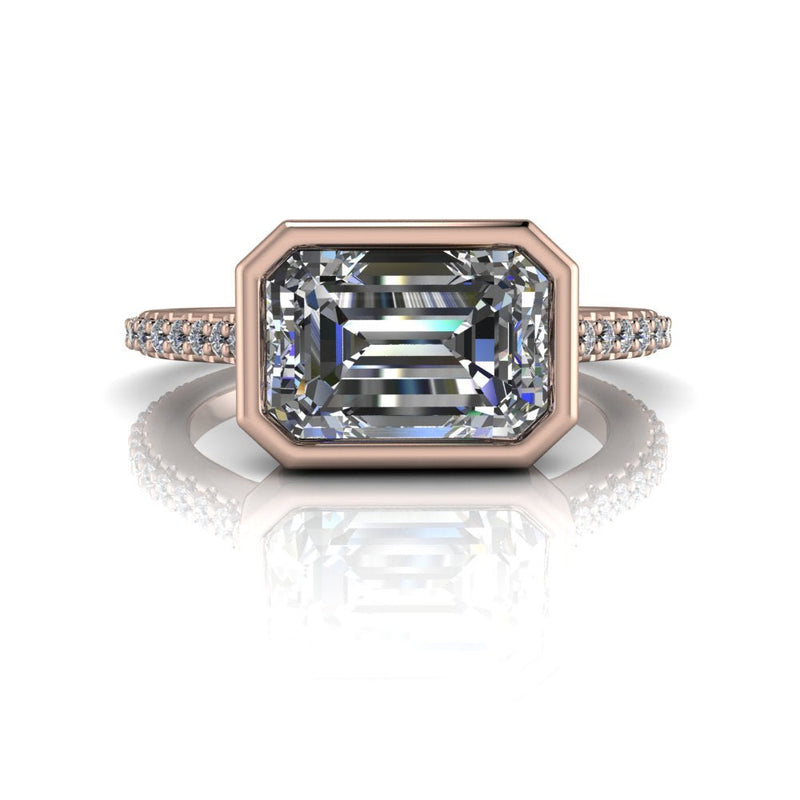 10kt rose gold Engagement Ring Bel Viaggio Designs, LLC