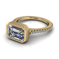 10kt yellow gold Engagement Ring Bel Viaggio Designs, LLC