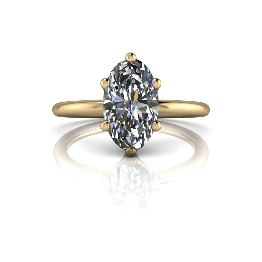 10kt yellow gold Engagement Ring Bel Viaggio Designs, LLC