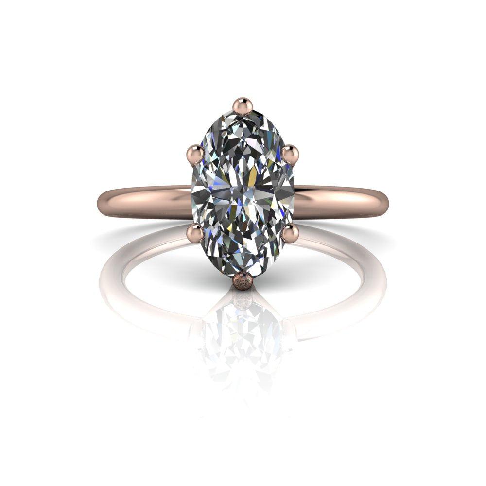 10kt rose gold Engagement Ring Bel Viaggio Designs, LLC